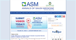 Desktop Screenshot of annsaudimed.net